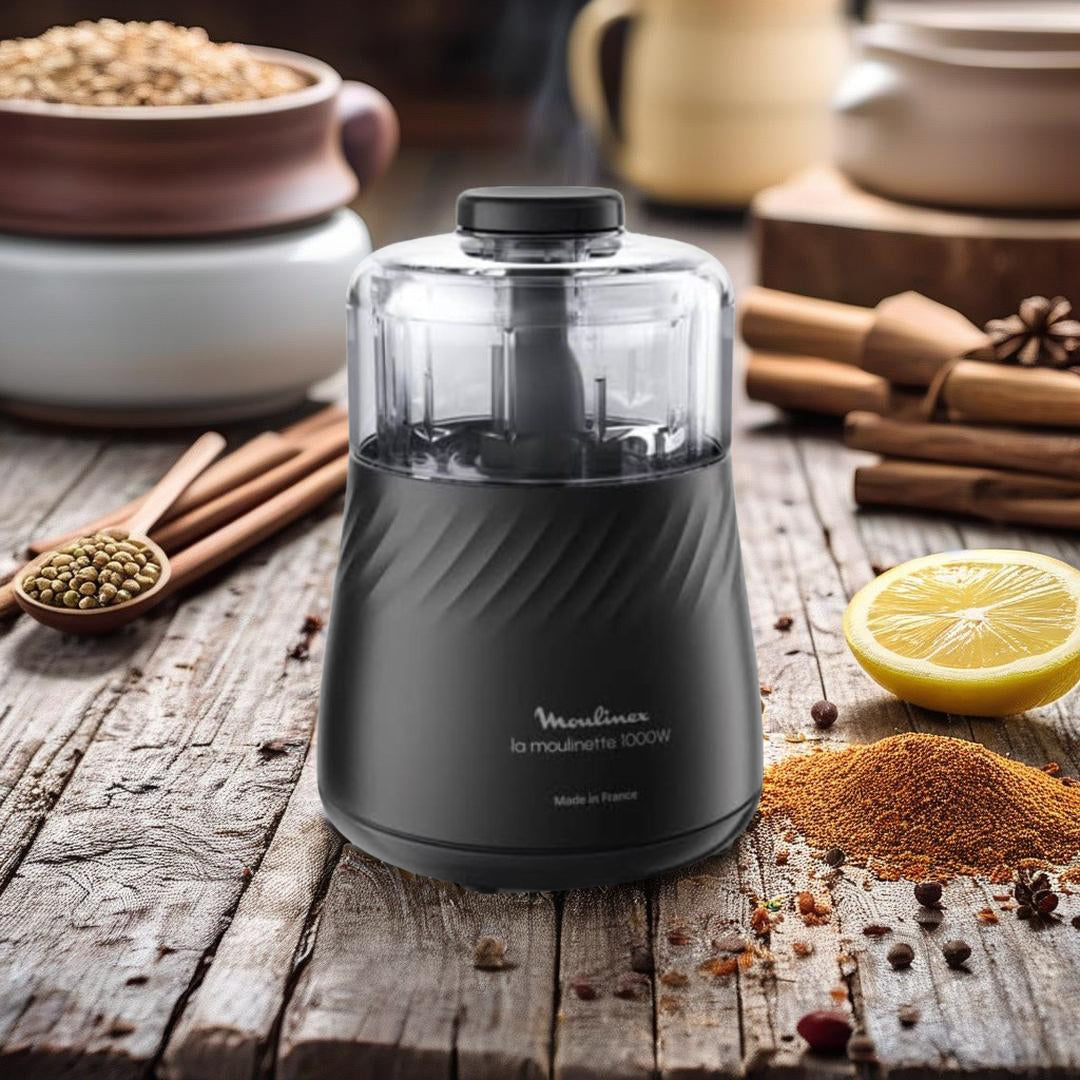 Moulinette Multifonction 1000W Noir